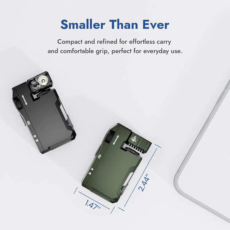 Bluejw Hot Sell Rechargeable 400 Lumens Dual Light Mini Flashlight, Portable RGB Handheld Flashlight, Flat Pocket Magnetic Outdoor Light - Image 4